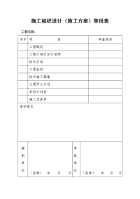 水电施工组织设计(详细版)(DOC31页)