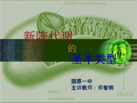 新陈代谢的基本类型课件3高中生物教学课件PPT课件