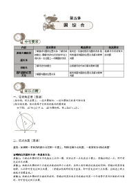 初中数学《圆综合》讲义及练习