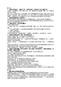 土地统计学习重点