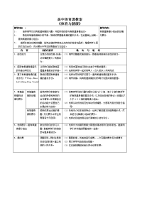 高中体育课教案444