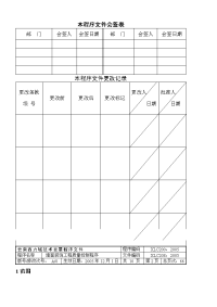 墙面装饰工程质量控制程序文件