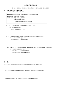 小学数学应用题分类练习题