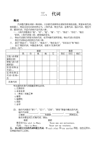 初中英语中代词的用法