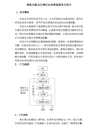 分散式智能污水处理装置简介