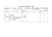 黑龙江中医药大学教师教学工作计划表