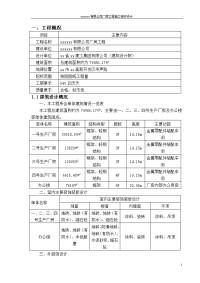 框架、轻钢结构生产厂房及办公楼工程施工组织设计