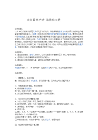 大班数学活动单数和双数.docx