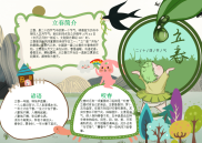 WORD小报：清新风立春小报手抄报word小报电子小报.docx