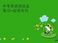 中考英语语法总复习定语从句精编版.ppt