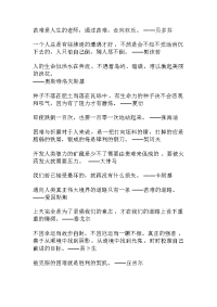 战胜挫折的名人名言.doc