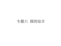 《中考课件初中数学总复习资料》专题六  圆的综合