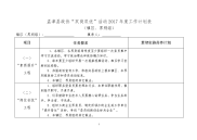 孟津政协双岗双优活动2017工作计划表