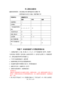 2013届高考物理专题01运动的描述与匀变速直线运动