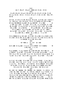 高考拼音大全