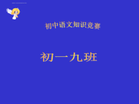 初中语文知识竞赛课件