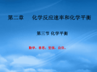 高中化学 化学平衡课件 新人教选修4