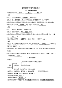 初中化学中考考点汇总二