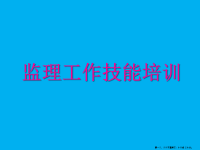 监理工作技能培训课件(powerpoint 47页)