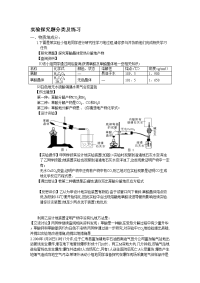 初中化学实验探究题分类及练习