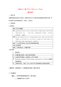 高中英语 Module3 reading教案 外研版必修1 教案