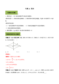 《中考课件初中数学总复习资料》专题21 菱形（解析版）