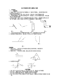 初中物理作图专题练习题