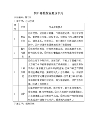 铁路隧道工程施工作业要点示范卡片