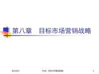 《市场营销学》课件8目标市场营销战略