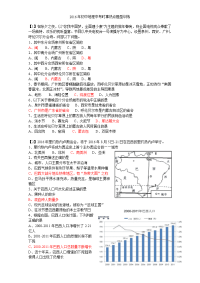 2016年初中地理中考时事热点题型训练