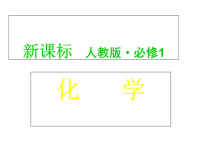 人教版高中化学必修一全册复习课件
