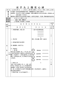 初中实心球体育课教案