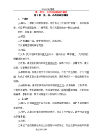 人版高中历史必修一期末复习资料[定稿]