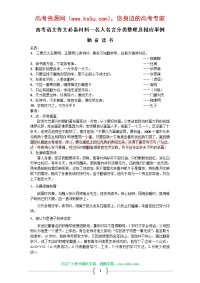 语文作文必备材料—名人名言分类整理及相应事例