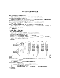 生物：5.3《血红蛋白的提取和分离》学案（新人教版选修1）