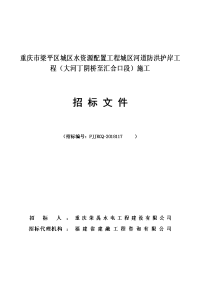 重庆梁平区城区水资源配置工程城区河道防洪护岸工程（大