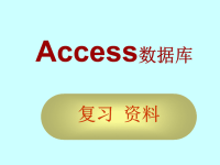 Access复习资料整理