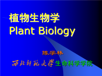 《植物生物学》PPT课件