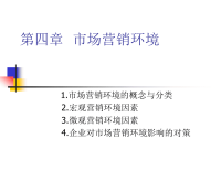 [精选]市场营销第4章 市场营销环境x