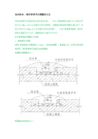 0102室内给水、排水管道节点图做法大全