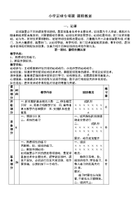 小学足球专项课教案