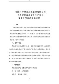 安全生产百日督查专项行动监理方案_secret