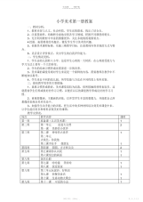 【教案】小学美术第一册教案