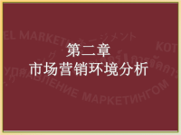 [精选]市场营销第二章：市场营销环境x