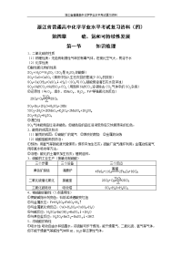 浙江省普通高中化学学业水平考试复习资料