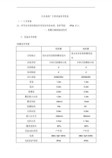 污水处理厂主要设备技术参数