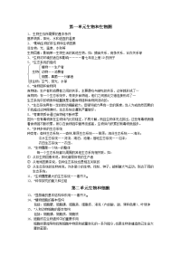 初中生物中考备考资料