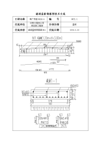 涵洞盖板钢筋大样图技术交底(1)