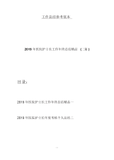 2019年医院护士长工作年终总结精品(二篇).docx