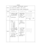 初中体育课快速跑教案